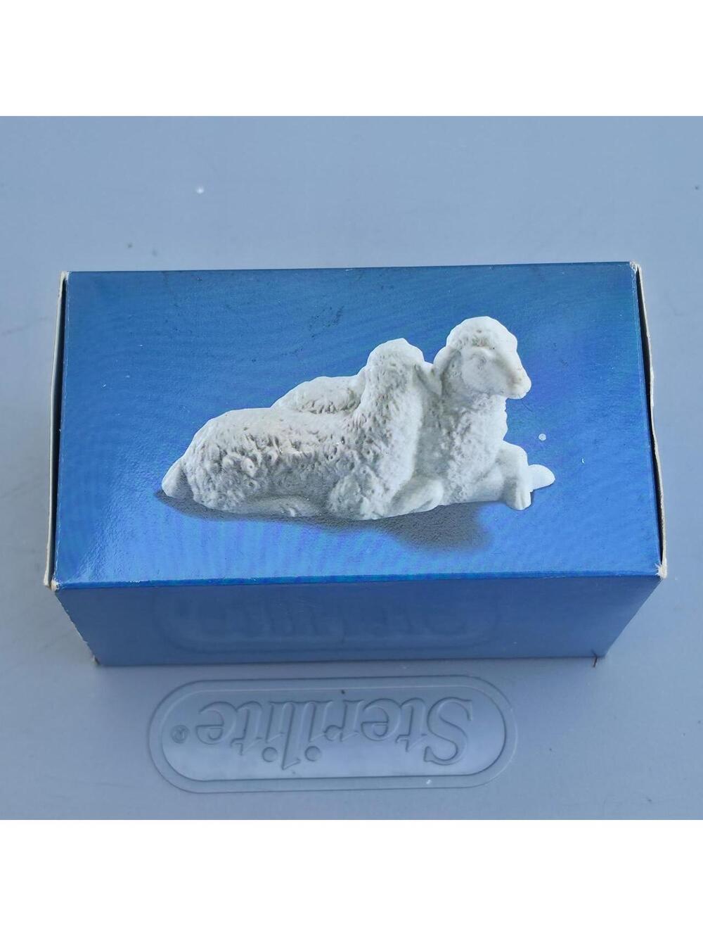 #vintage Avon Nativity Collectibles The Sheep Porcelain Figurine